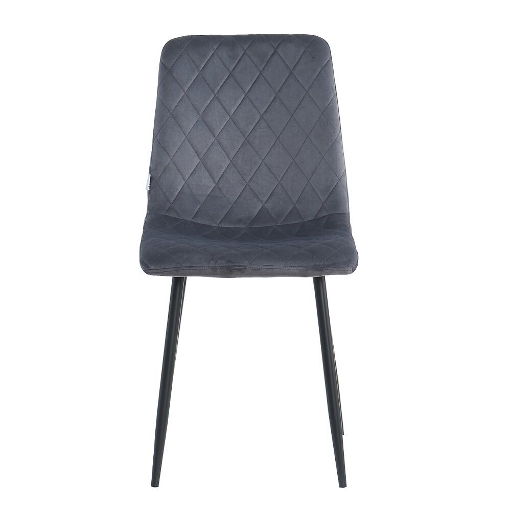 2-jų kėdžių rinkinys Restock Orta, pilkas kaina ir informacija | Virtuvės ir valgomojo kėdės | pigu.lt