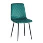 4-ių kėdžių rinkinys Restock Orta, žalias kaina ir informacija | Virtuvės ir valgomojo kėdės | pigu.lt