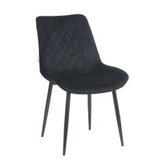 Kėdė Restock Lugano, juoda kaina ir informacija | Virtuvės ir valgomojo kėdės | pigu.lt