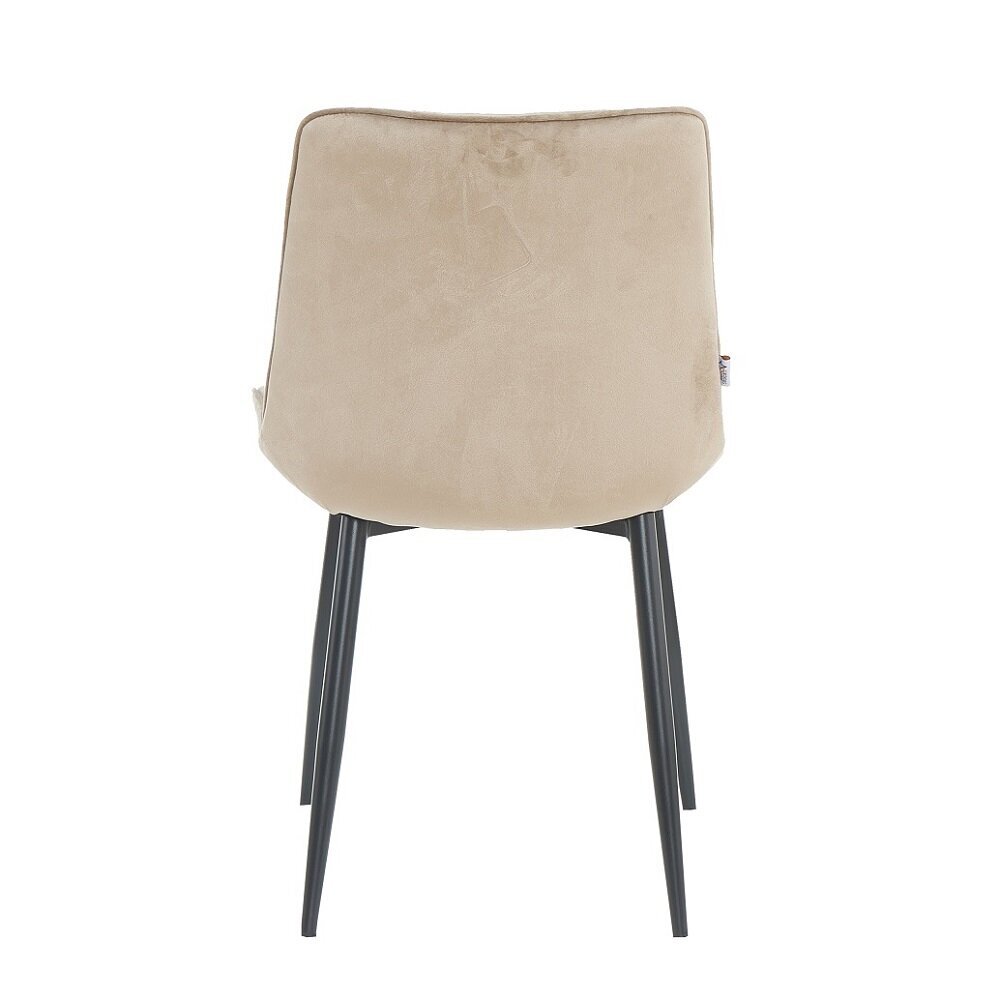 2-jų kėdžių rinkinys Restock Lugano, smėlio kaina ir informacija | Virtuvės ir valgomojo kėdės | pigu.lt