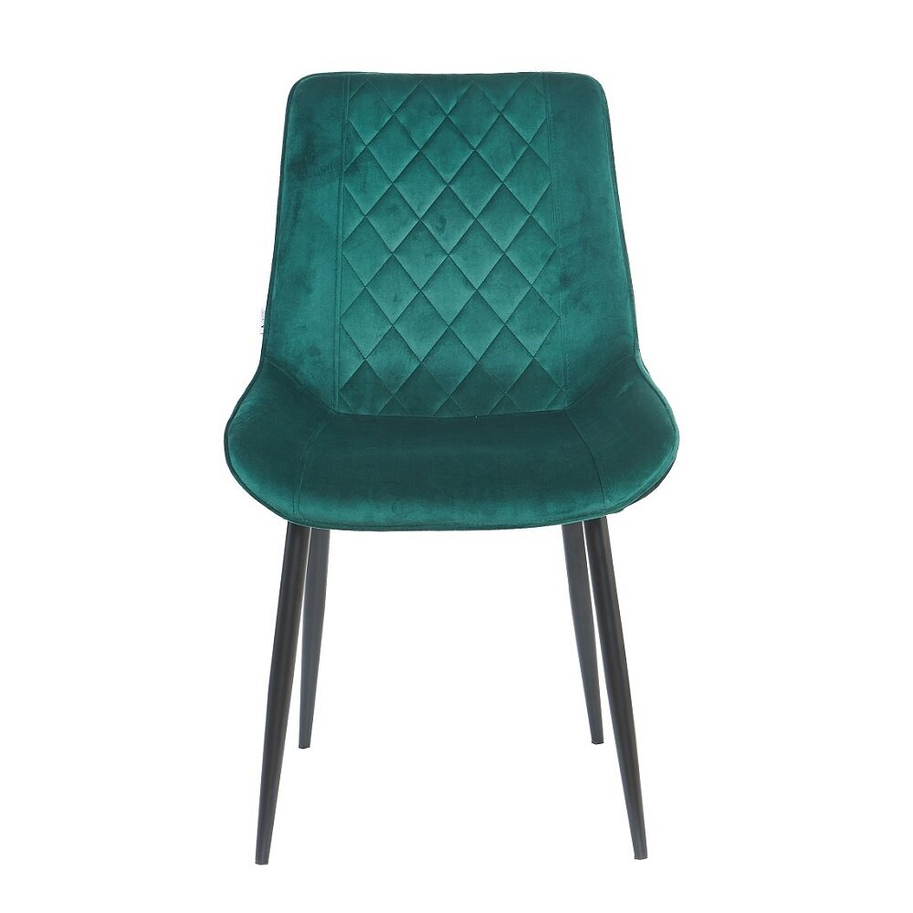 4-ių kėdžių rinkinys Restock Lugano, žalias kaina ir informacija | Virtuvės ir valgomojo kėdės | pigu.lt