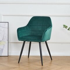 2-jų kėdžių rinkinys Restock Komo, žalias kaina ir informacija | Virtuvės ir valgomojo kėdės | pigu.lt