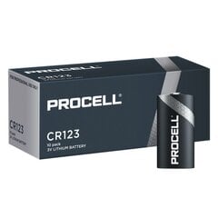 Procell baterijos CR123 3V, 10 vnt. kaina ir informacija | Elementai | pigu.lt