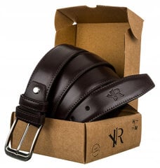 Мужской кожаный ремень Rovicky, коричневый цена и информация | Мужские ремни | pigu.lt