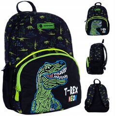 Ikimokyklinio amžiaus kuprinė AstraBag T-Rex Neon AK300 502023096, 32x22x10 cm цена и информация | Школьные рюкзаки, спортивные сумки | pigu.lt