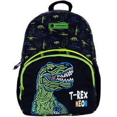 Ikimokyklinio amžiaus kuprinė AstraBag T-Rex Neon AK300 502023096, 32x22x10 cm цена и информация | Школьные рюкзаки, спортивные сумки | pigu.lt