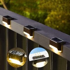 Saulės baterijos šviestuvas Xbay Black, 7,8 cm, 8 vnt. kaina ir informacija | Lauko šviestuvai | pigu.lt