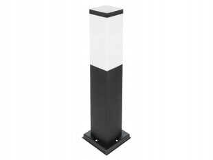 Kvadratinis lauko šviestuvas Post Bowi, 65 cm, juodas цена и информация | Уличные светильники | pigu.lt