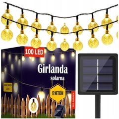 Girlianda su saulės baterija Red Garden, 1200 cm цена и информация | Уличные светильники | pigu.lt