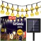 Girlianda su saulės baterija Red Garden, 1200 cm kaina ir informacija | Lauko šviestuvai | pigu.lt