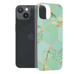 Чехол для телефона Techsuit Marble Series iPhone 13 зеленого цвета цена и информация | Чехлы для телефонов | pigu.lt