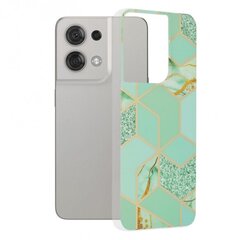 Чехол для телефона Techsuit Marble Series Xiaomi Redmi 10 2021 / Redmi 10 2022 зеленого цвета цена и информация | Чехлы для телефонов | pigu.lt