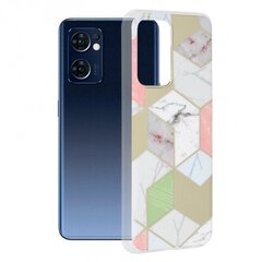 Чехол для телефона Techsuit Marble Series Xiaomi Redmi 10 2021 / Redmi 10 2022 зеленого цвета цена и информация | Чехлы для телефонов | pigu.lt