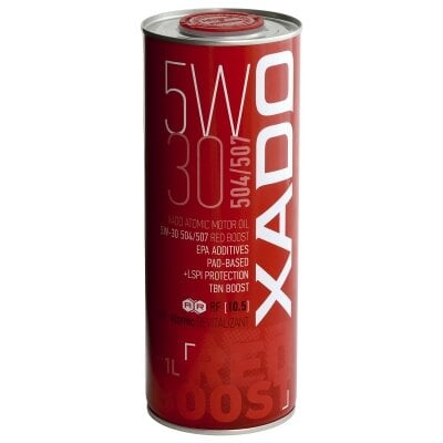 Xado Atomic Oil variklinė alyva 5W-30 504/507 Red Boost, 1L цена и информация | Variklinės alyvos | pigu.lt