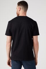 Marškinėliai vyrams Wrangler 112341132, juodi kaina ir informacija | Vyriški marškinėliai | pigu.lt