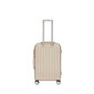 Kelioninių lagaminų rinkinys, 3 vnt., smėlio spalvos kaina ir informacija | Lagaminai, kelioniniai krepšiai | pigu.lt