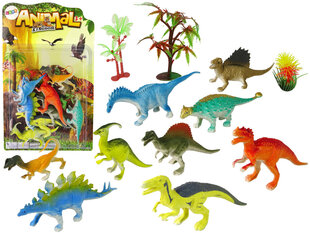 Žaislinių dinozaurų figūrėlių rinkinys Lean Toys Animal Kingdom, 9 vnt. kaina ir informacija | Žaislai berniukams | pigu.lt