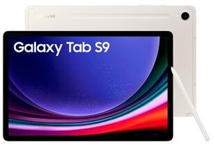 Samsung Galaxy Tab S9 WiFi Beige 8/128GB SM-X710NZEAEUB kaina ir informacija | Planšetiniai kompiuteriai | pigu.lt