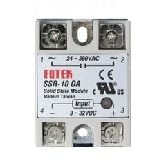 Opto relė Fotek SSR 10 DA, 1 vnt. цена и информация | Выключатели, розетки | pigu.lt