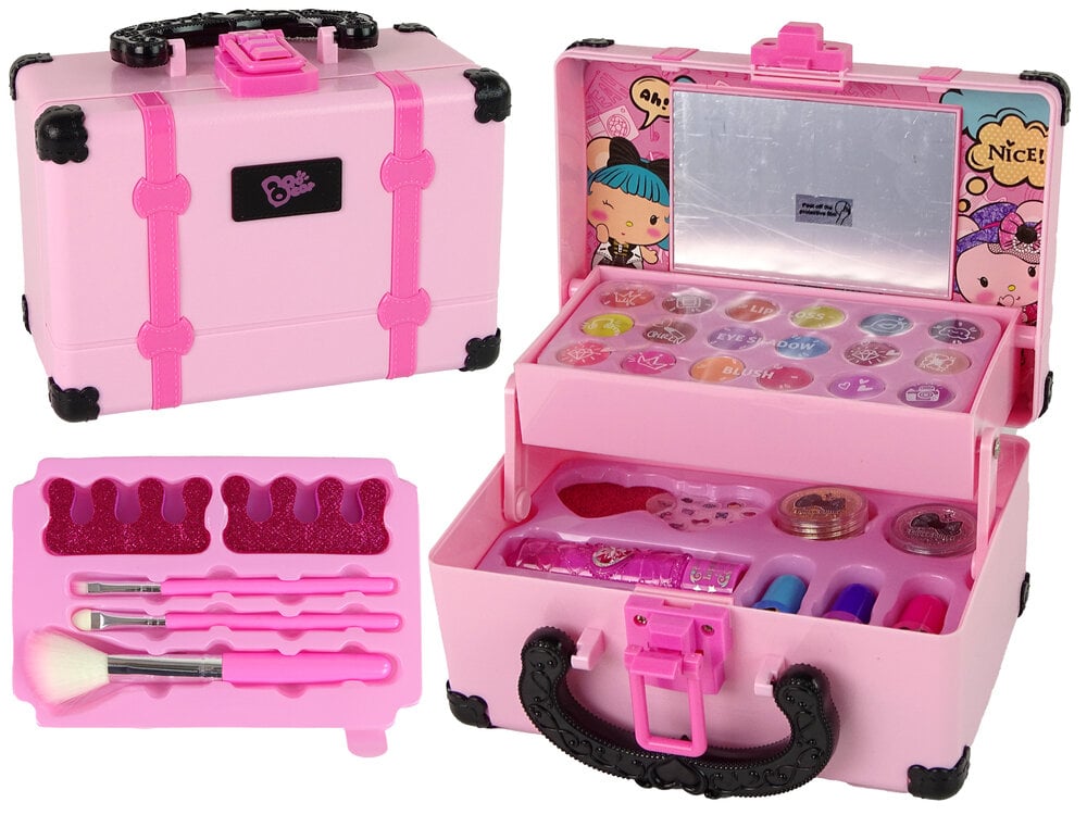Vaikiškos kosmetikos rinkinys, rožinis цена и информация | Žaislai mergaitėms | pigu.lt
