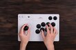 8BitDo Arcade Stick White kaina ir informacija | Žaidimų pultai  | pigu.lt