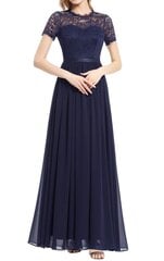 Длинное женское платье Dressystar, синее цена и информация | Платья | pigu.lt