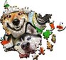 Dėlionė kalėdiniai šunys Trefl, 501 d. kaina ir informacija | Dėlionės (puzzle) | pigu.lt