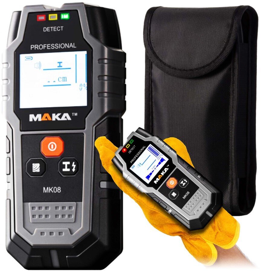 Kabelių detektorius MAKA MK-08, 1 vnt. цена и информация | Mechaniniai įrankiai | pigu.lt