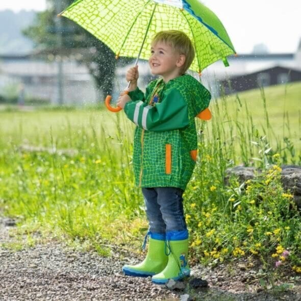 Striukė berniukams PlayShoes, žalia kaina ir informacija | Lietaus rūbai vaikams | pigu.lt