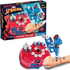 Kūrybinis tatuiruočių rinkinys Clementoni Spiderman kaina ir informacija | Žaislai mergaitėms | pigu.lt