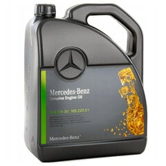 Масло моторное Mercedes-Benz 5W-30 MB229.51 A000989940213, 5 л цена и информация | Моторные масла | pigu.lt
