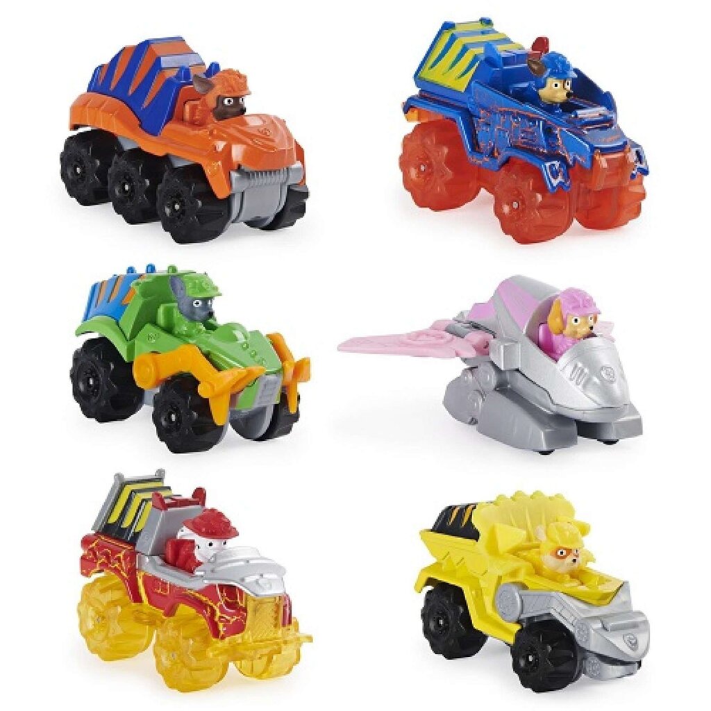 Vaikiškos transporto priemoės Spin Master Paw Patrol True Metal Dino Rescue Gift, 6 d. kaina ir informacija | Žaislai berniukams | pigu.lt