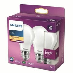 LED lemputė Philips Bombilla 2 vnt цена и информация | Электрические лампы | pigu.lt