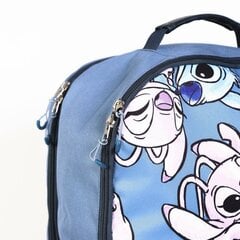 Mokyklinė kuprinė Stitch, mėlyna цена и информация | Школьные рюкзаки, спортивные сумки | pigu.lt