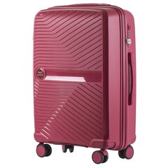 Mažas lagaminas Wings DQ181-05 3KPL, S, raudonas kaina ir informacija | Lagaminai, kelioniniai krepšiai | pigu.lt