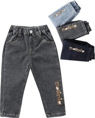 Детские джинсы Balipig, серые цена и информация | Штаны для мальчиков | pigu.lt