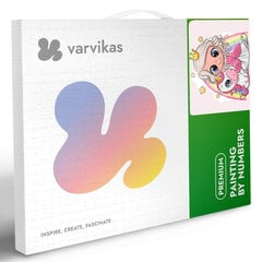 Tapyba pagal skaicius TM Varvikas Little Princess with a Unicorn MC1095e 20x30 cm kaina ir informacija | Tapyba pagal skaičius | pigu.lt