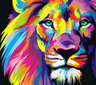 Tapyba pagal skaicius TM Varvikas Rainbow Lion MG2034e 40x50 cm цена и информация | Tapyba pagal skaičius | pigu.lt