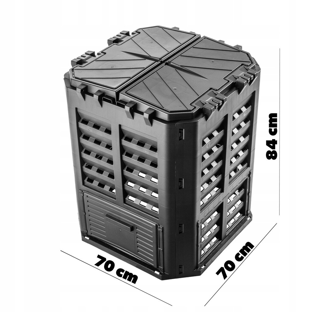 Komposto dėžė 360 L kaina ir informacija | Komposto dėžės, lauko konteineriai | pigu.lt
