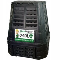 Komposto dėžė GoodmaJster 740 L цена и информация | Уличные контейнеры, контейнеры для компоста | pigu.lt