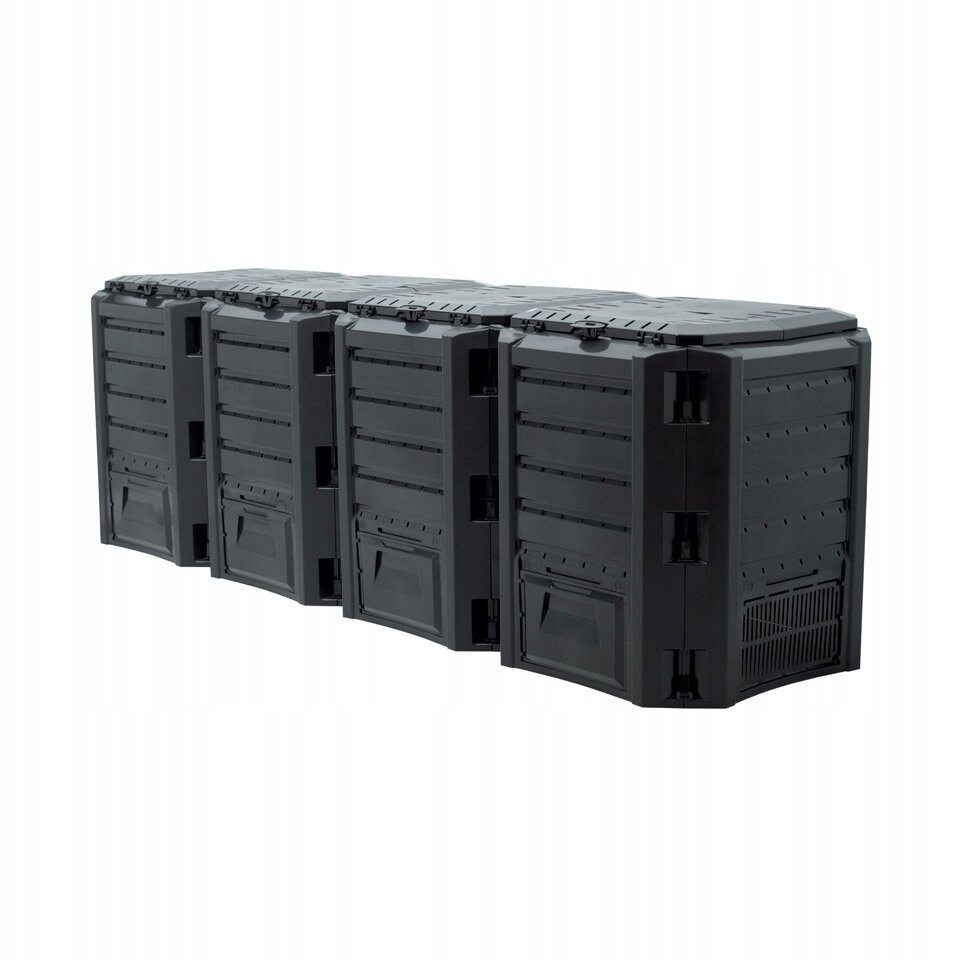 Keturios komposto dėžės Prosperplast 600 L kaina ir informacija | Komposto dėžės, lauko konteineriai | pigu.lt