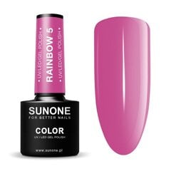 Гибридный лак SunOne 5г Rainbow 5, фиолетовый цена и информация | Лаки, укрепители для ногтей | pigu.lt
