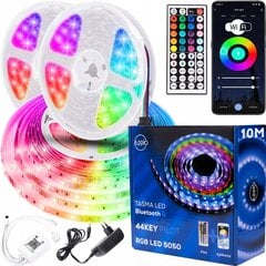 LED juosta AppIO RGB su Bluetooth nuotolinio valdymo pultu, 10m цена и информация | Светодиодные ленты | pigu.lt