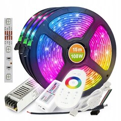 LED juosta RGB, 15m kaina ir informacija | LED juostos | pigu.lt