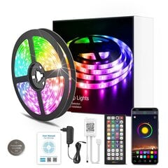 LED juosta Rgb 5050 Bluetooth, 5m цена и информация | Светодиодные ленты | pigu.lt