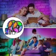 LED juosta RGB 5050 su Bluetooth, 5m цена и информация | Светодиодные ленты | pigu.lt