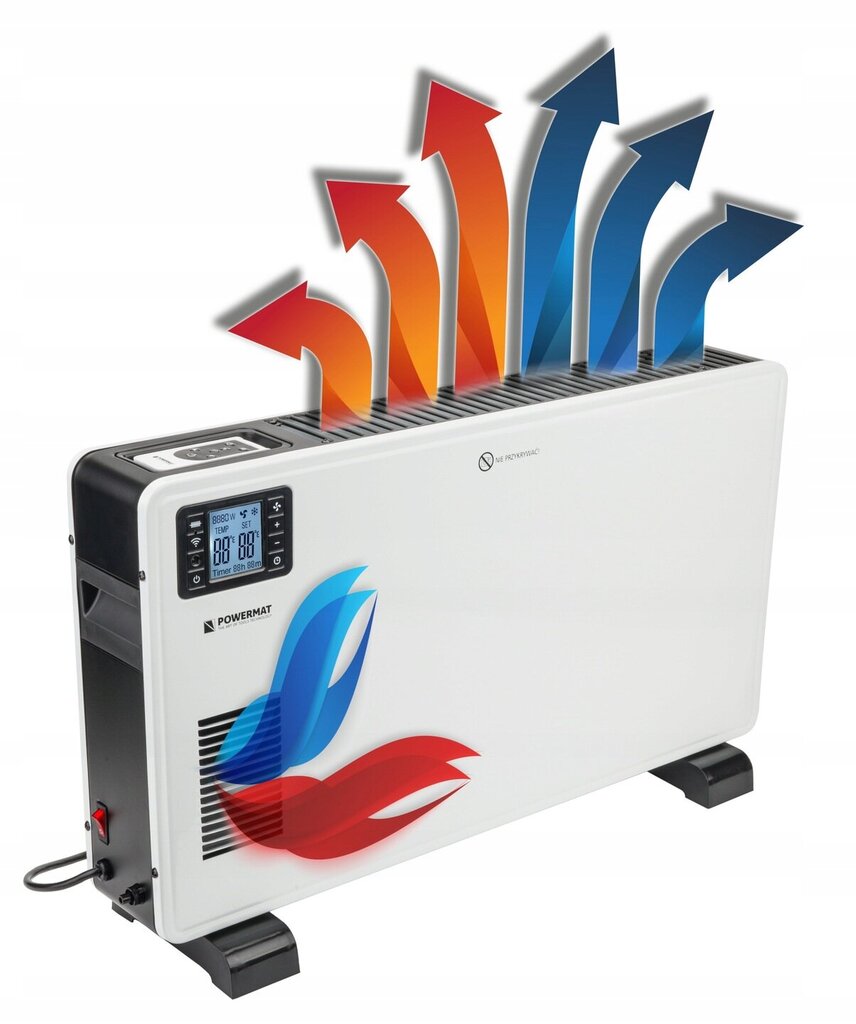 Elektrinis šildytuvas PowerMat PM-GK-3500DLW 2300W kaina ir informacija | Šildytuvai | pigu.lt