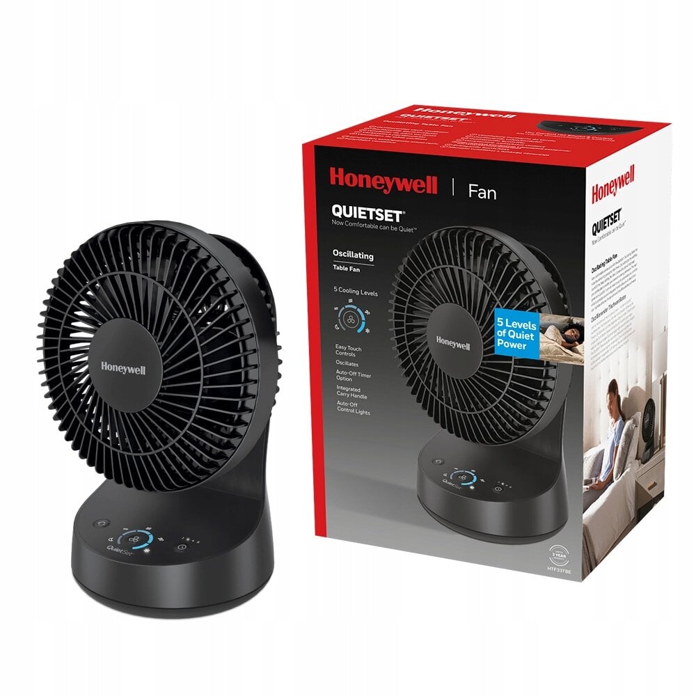 Stalo ventiliatorius honeywell htf337be4 juodas kaina ir informacija | Ventiliatoriai | pigu.lt