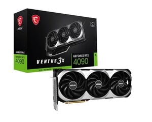 MSI GeForce RTX 4090 Ventus 3X kaina ir informacija | Vaizdo plokštės (GPU) | pigu.lt