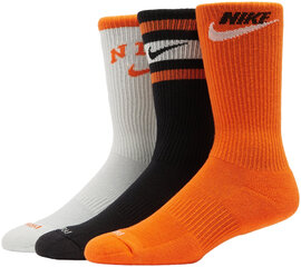 Nike Носки U Nk Ed Pls Csh Cwr 3P White Black Orange DX7665 903 DX7665 903/34-38 цена и информация | Мужские носки | pigu.lt